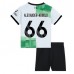 Tanie Strój piłkarski Liverpool Alexander-Arnold #66 Koszulka Wyjazdowej dla dziecięce 2023-24 Krótkie Rękawy (+ szorty)